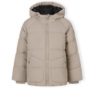 Minoti Boys Quilted Jacket With Hood Zip Pockets Grey Pierre 4-5 ans Male