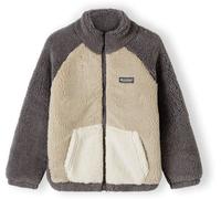 Minoti Boys Sherpa Fleece Jacket Contrast Pocket Brown Marron 11-12 Yrs Male