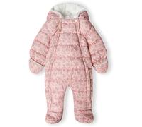 Minoti Girls Baby Snowsuit With Hood Double Zip Light Pink Rose clair 9-12 mois Female