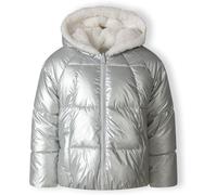 Minoti Girls Padded Reversible Jacket Silver Argent 6-7 ans Female