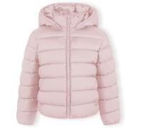 Minoti Girls Quilted Jacket With Zip Removable Hood Pink Rose 3-4 ans Female