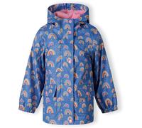 Minoti Girls Rain Jacket Printed Cobalt Blue Bleu royal 5-6 Yrs Female