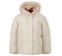 Minoti Girls Warm Padded Jacket With Hood Grey Pierre 6-7 Yrs Female