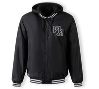 Minoti Men Baseball Style Jacket Detachable Hood Black Noir 2X Large Male