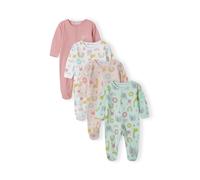 MINOTI Pyjama bleu pastel / corail / rose ancienne, Taille 80-86