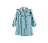 MINOTI Robe aqua / jaune / rouge / noir, Taille 122-128