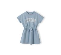 MINOTI Robe bleu clair / blanc cassé, Taille 116-122