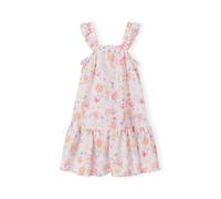 MINOTI Robe bleu / vert / rose pastel, Taille 104-110