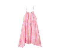 MINOTI Robe jaune / orange clair / rose / rose ancienne, Taille 98-104