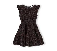 MINOTI Robe vert foncé / rouge sang / noir, Taille 116-122