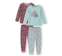 MINOTI Sac de couchage menthe / vert pastel / rose / noir, Taille 110-116