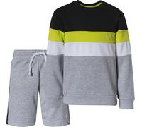 MINOTI Set gris / citron vert / noir / blanc, Taille 98-104