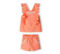 MINOTI Set orange / blanc, Taille 92-96