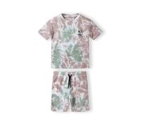 MINOTI Set taupe / vert / blanc, Taille 92-96