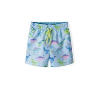 MINOTI Shorts de bain bleu / bleu clair / pomme / rose, Taille 98-104