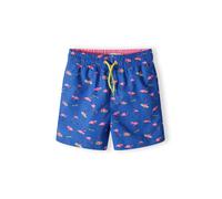 MINOTI Shorts de bain bleu / citron vert / pitaya / noir, Taille 134-140