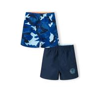 MINOTI Shorts de bain bleu / marine / bleu clair / bleu foncé, Taille 110-116