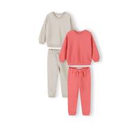 MINOTI Survêtement beige / corail, Taille 98-104