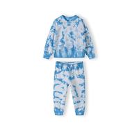 MINOTI Survêtement bleu clair / blanc, Taille 92-96