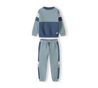 MINOTI Survêtement bleu fumé / bleu foncé / blanc, Taille 146-152