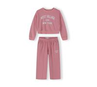 MINOTI Survêtement rose / blanc, Taille 104-110
