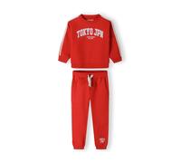 MINOTI Survêtement rouge / blanc, Taille 92-96