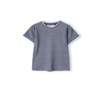 MINOTI T-Shirt bleu chiné / rouge, Taille 104-110