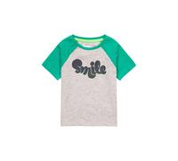 MINOTI T-Shirt gris / vert / noir, Taille 80-86