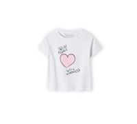 MINOTI T-Shirt rose / noir / blanc, Taille 92-96