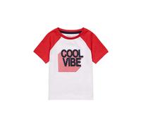 MINOTI T-Shirt rouge / noir / blanc, Taille 80-86