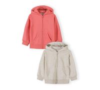 MINOTI Veste de survêtement beige chiné / corail, Taille 62-68
