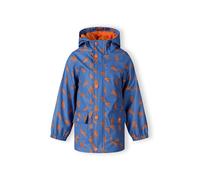MINOTI Veste mi-saison bleu cobalt / orange / noir, Taille 80-92