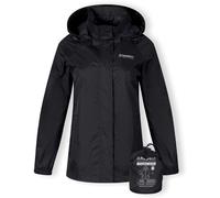 Minoti Women Packaway Waterproof Jacket With Hood Black Noir 20 (3XL) Female