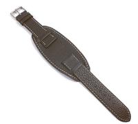 Minott Bracelet Cuir Avec Fond Dunkrlbraun Couture Contrastante Souple 21489S