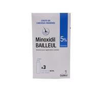 Minoxidil BAILLEUL 5% homme solution pour application cutanée 3X60ml