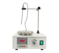 MINRS Agitateur magnétique avec plaque chauffante 250 W Agitateur magnétique 2000 ml avec affichage numérique de la température et réglage de la vitesse 0-2000 tr/min pour l'industrie, l'usine