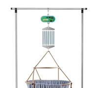 MINRS Berceau électrique à ressort, commande à bascule, moteur électrique, contrôleur, avec minuterie, contrôleur de bascule suspendu, pour berceau à ressort et hamac pour bébé avec télécommande 20 kg