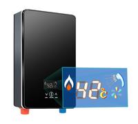 MINRS Chauffe-eau électrique instantané 6500 W pour la cuisine - Mini chauffe-eau sans réservoir avec écran LED et pommeau de douche - Température maximale 60 °C - Pour cuisines, salles de bains