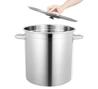 MINRS Marmite gastronomique de 35 l - Grande capacité - Avec poignées solides et couvercle - Pour cuisinières magnétiques, cuisinières à gaz, cuisinières électriques