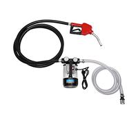 MINRS Pompe à diesel 230 V 550 W Pompe à fioul 60 l/min auto-amorçante avec pistolet de distribution automatique, tuyau de sortie de 4 m, filtre Convient pour voitures, fermes, camions