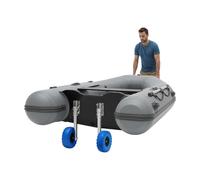 MINRS Roues de bateau, roues de glissement, charge maximale 150 kg, roues gonflables de transport de bateau, roues de coffre arrière, roues arrière, kit de roues arrière en aluminium, roues de canot