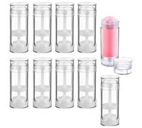 Minsily Lot de 10 flacons vides de 30 ml pour déodorant - Remplissage par le bas - En plastique - Rechargeables - Pour baume à lèvres - Pour rouge à lèvres, crayon, chapstick