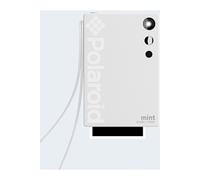 Polaroid Mint Appareil photo numérique Impression instantanée (Blanc), impression sur papier photo collé sur support Zink 2x3