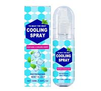 Mint Cool Spray rafraîchissant d'été, spray de refroidissement pour temps chaud, spray de glace, spray à la menthe naturelle, spray de refroidissement pour visage et corps, refroidissement instantané