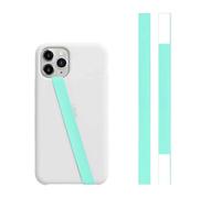 (Mint green) Professional Mobile Phone CaseRing Silicone Rope Phone Holder Strap Grip Loop Wristband Compact Modern
