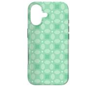 Mint Pastel Green Circles Rings Rounded Geometric Pattern Coque pour iPhone 17