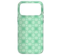 Mint Pastel Green Circles Rings Rounded Geometric Pattern Coque pour iPhone 17 Pro Max