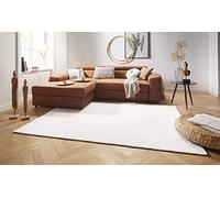 Mint Rugs Cloud Tapis de Salon à Poils Courts, Moderne, Moelleux, Doux, uni, pour Salon, Cuisine, Couloir ou Chambre à Coucher, crème, 120 x 170 cm