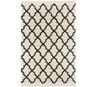Mint Rugs Pearl Tapis, Polypropylène, Crème/Noir, 120 x 170 cm