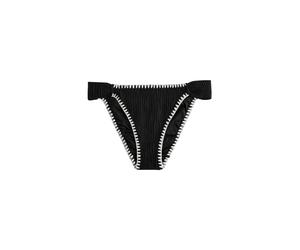 Mint Velvet Bas de bikini beige clair / noir, Taille XL
